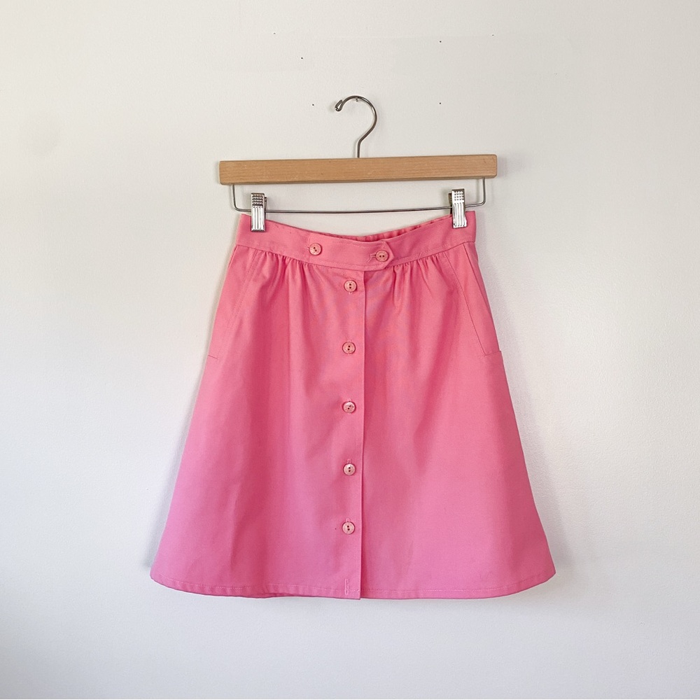 Vintage pink mini skirt